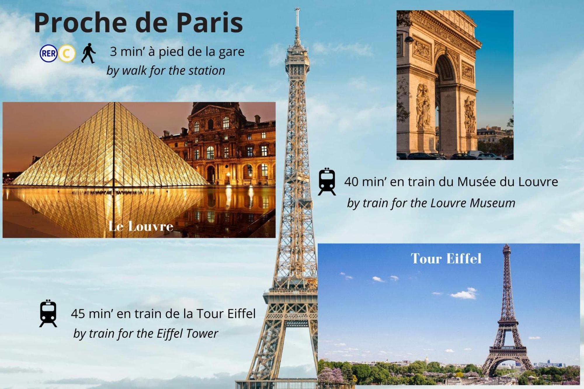 Cosy Revy - Proche Paris Apartment Saint-Michel-sur-Orge Luaran gambar